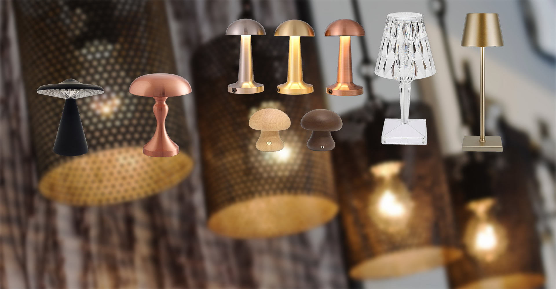 Stylish lamp metal, vintage eye protection learning lamp