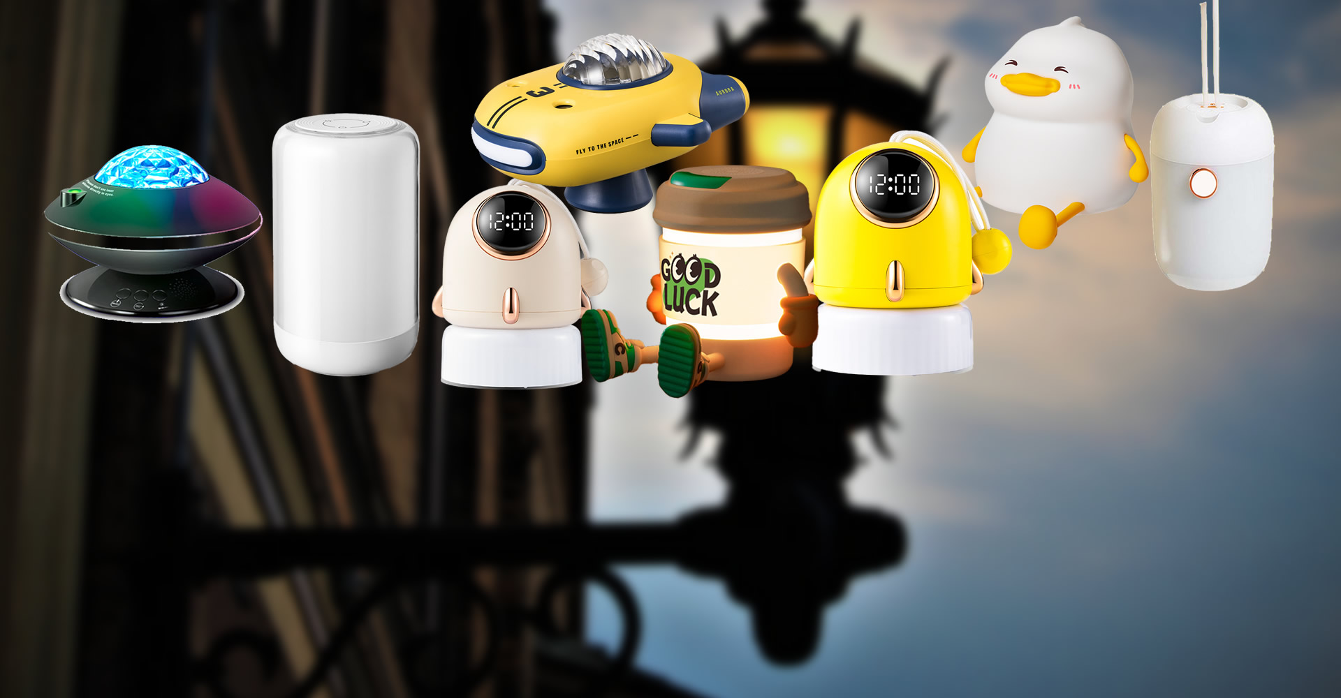 Creative night light, projection light series