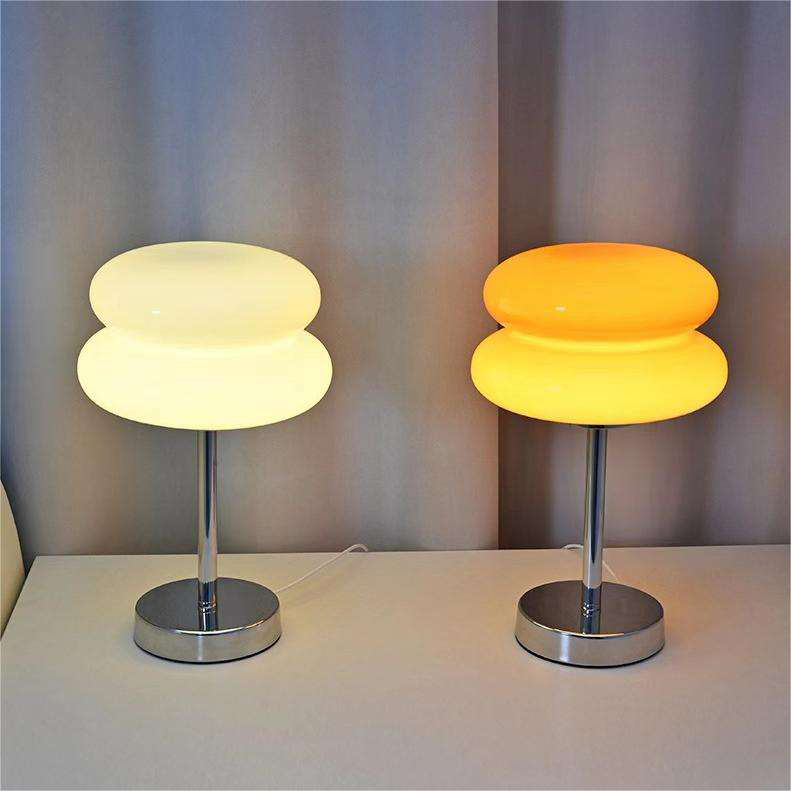 Creative design of colorful desk lamp Led bedside hotel glass luxury desk lamp