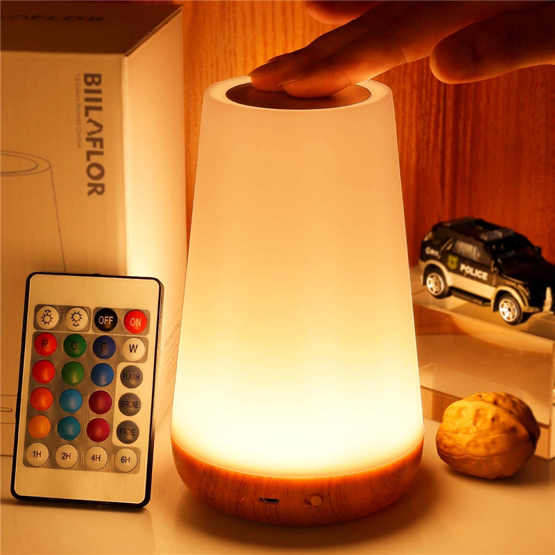 Touch Lamp Portable Table Sensor Control Bedside Lamps with USB Charging Port
