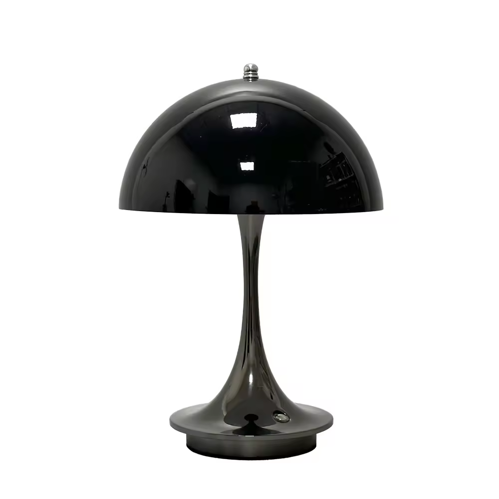 Mushroom table lamp  touch dimmer cordless rechargeable table lamp