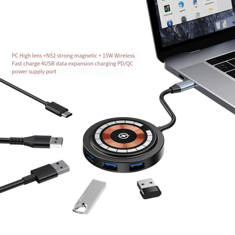 15W Magnetic Qi Wireless Charger Fast Charging for iPhone 15 14 13 12 Pro Max PD Fast Charging Magnetic Wireless Charger Pad