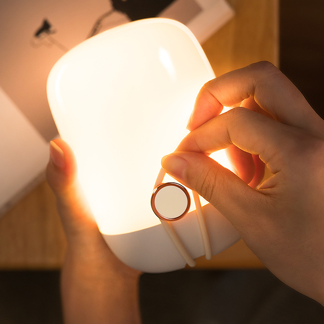 Creative Portable Night Light Bedroom Household Children’s Colorful Ambiance Touch Sleep Bedside Table Lamps