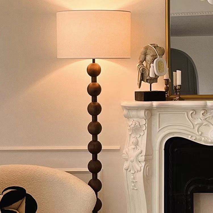 New Chinese American retro floor lamp simple bedroom wabi-Sabi wind atmosphere creative living room desktop lamps