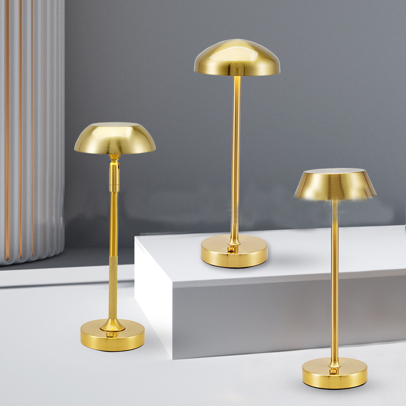 Modern adjustable cordless table light usb rechargeable bar light led touch restaurant battery table light