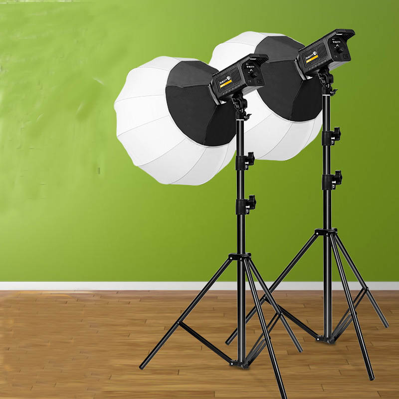 OEM Branding Photographic Lighting 3200-5600K 150w Umbrella Softbox Studio Video Light with Remote Control