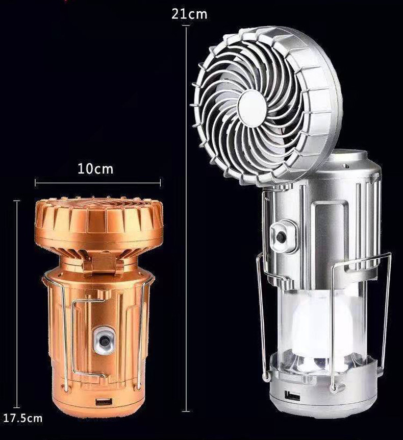 Lightbadi New portable fan Emergency light Camping new fashion fan light – the perfect combination of cool and light